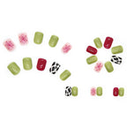 [Clearance] Green Short Press-On Nails Set R450