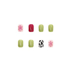 [Clearance] Green Short Press-On Nails Set R450