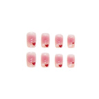 R376- Pink Charm Nail Set