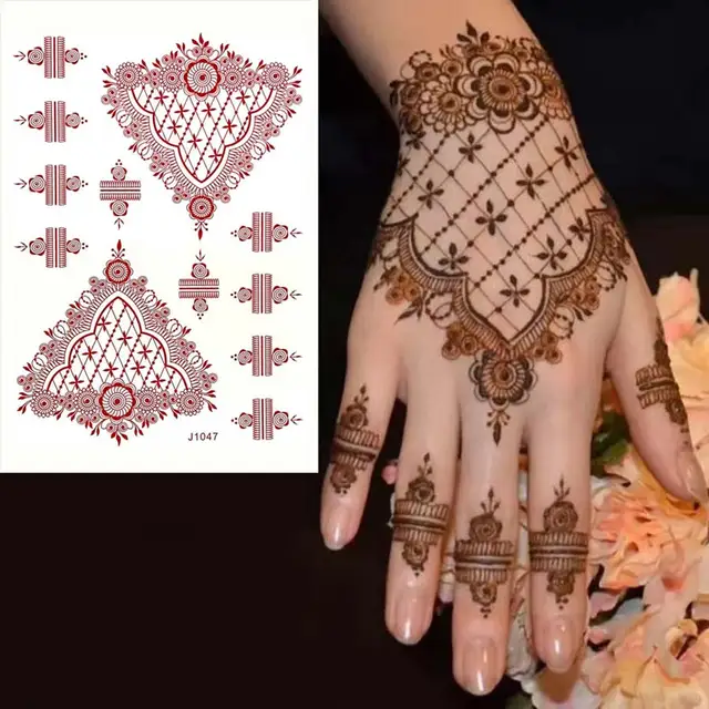 Henna Tattoo- J1047
