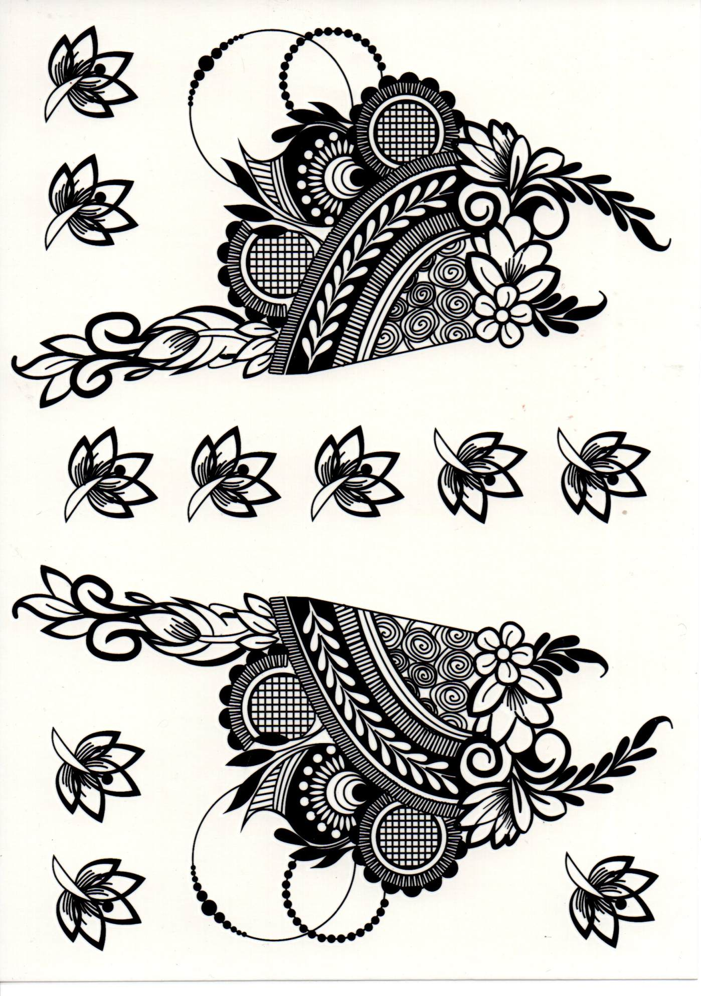 Henna Tattoo- B-04