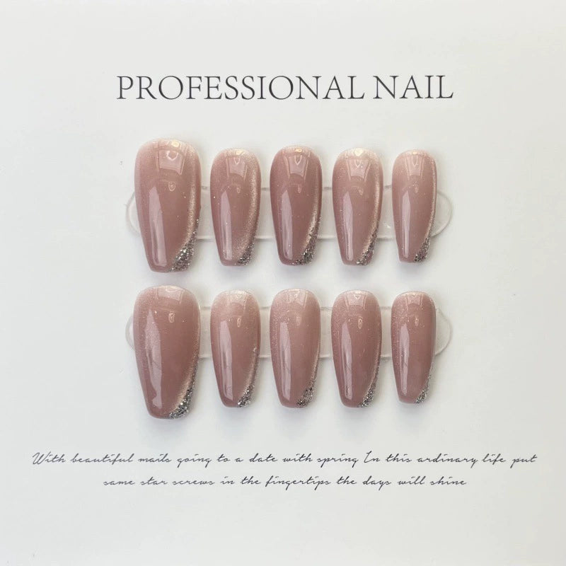 Purely Handmade 10 PCs Nail Set- HM543