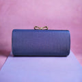 [Clearance] - Classic Silk Clutch - Navy