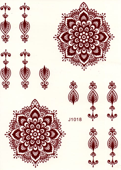Henna Tattoo- J1018