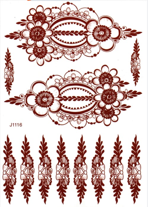 Henna Tattoo- J1116