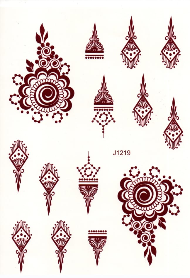 Henna Tattoo For Kids - J1219