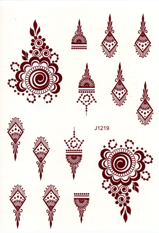 Henna Tattoo For Kids - J1219