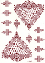 Henna Tattoo- J1047