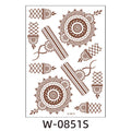 Henna Tattoo Sticker- W-0851S