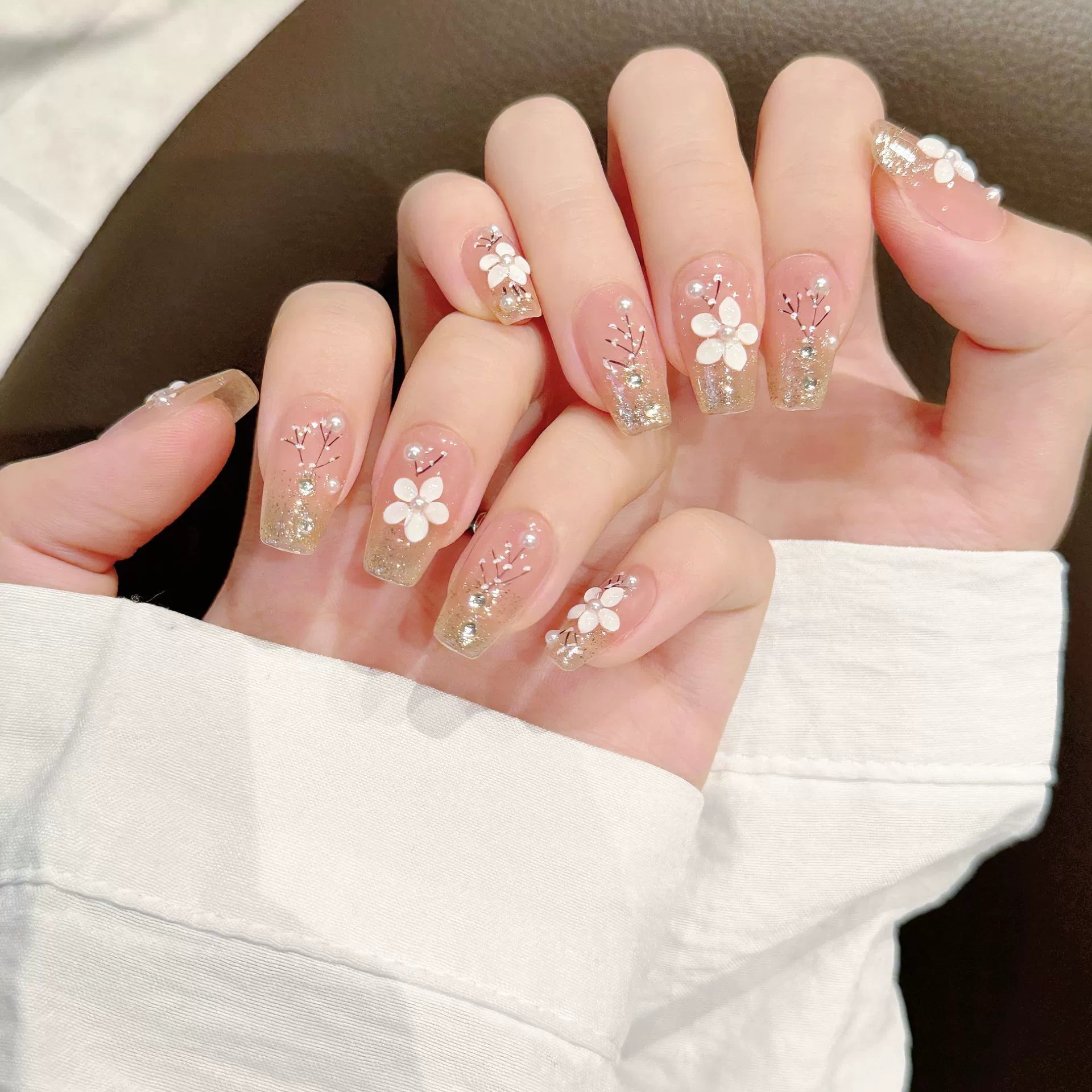 Purely Handmade 10 PCs Nail Set- HM2088