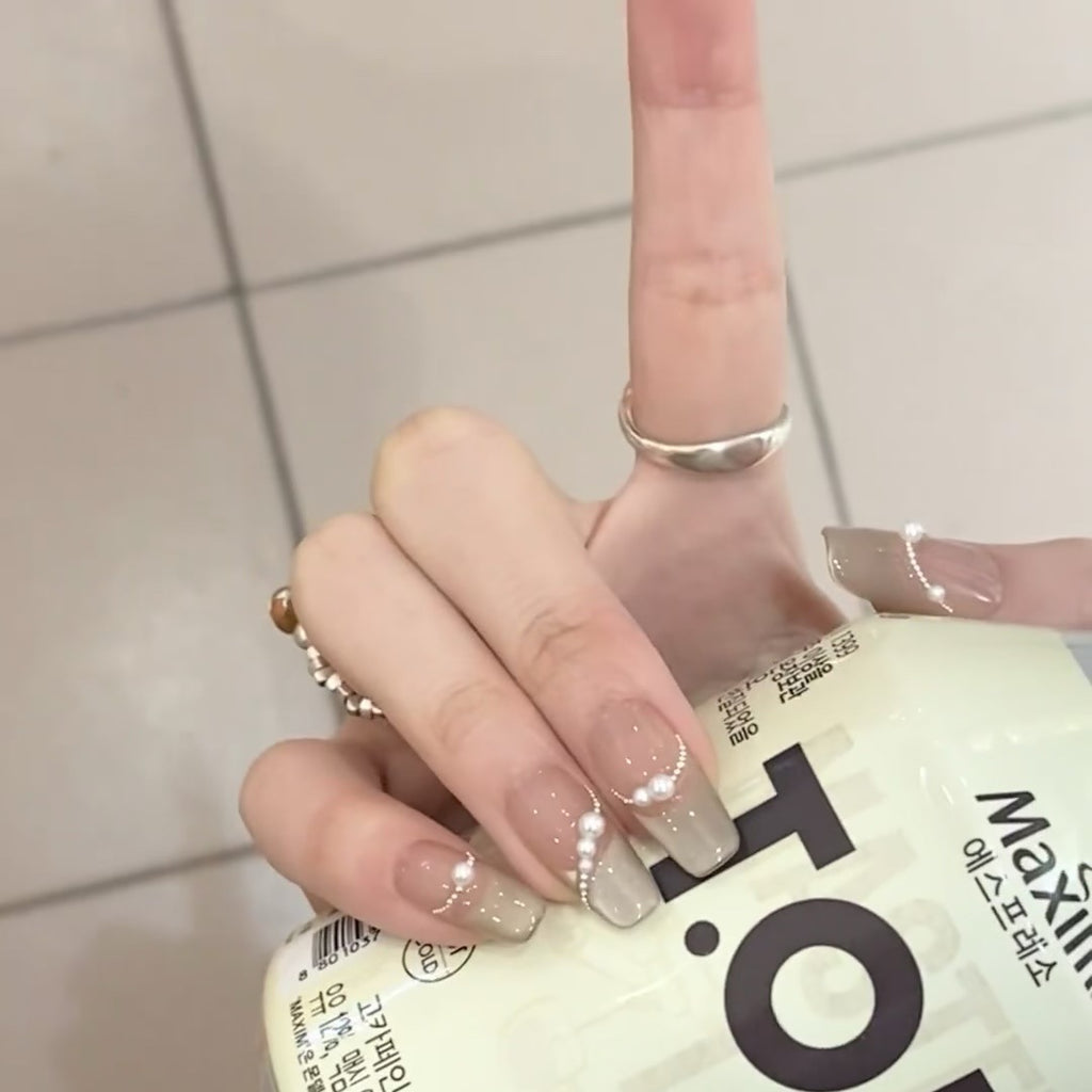 Handmade 10 PCs Nail Set- HM40