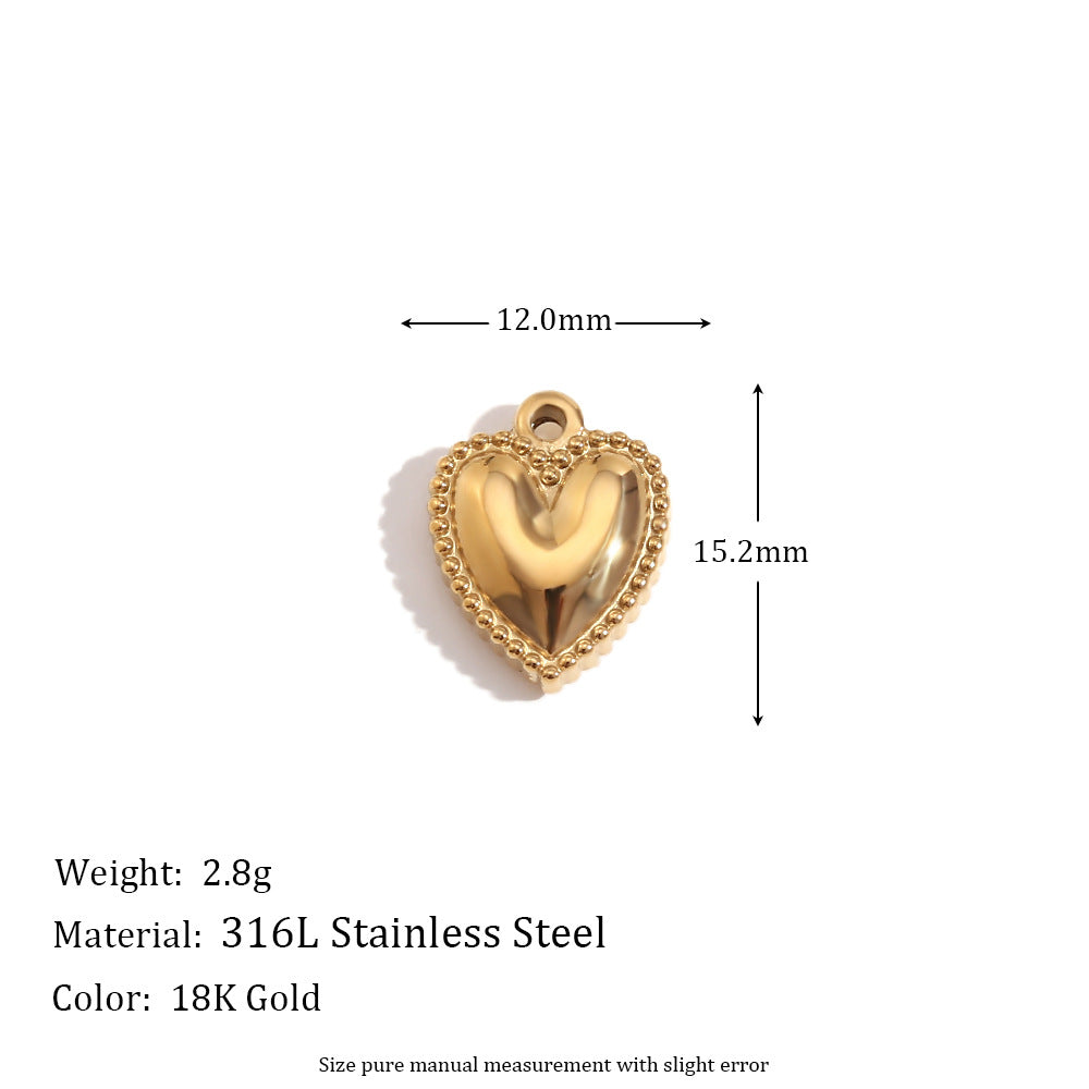 18k Gold Plated Micro-Inlaid Pendants