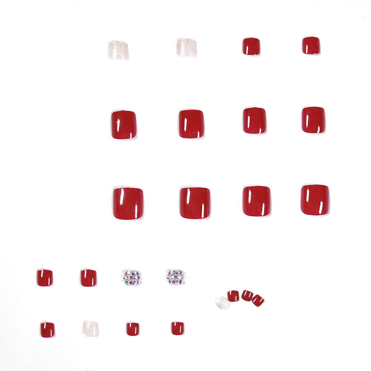 Toe Nails- Red- JP1181