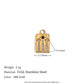 18k Gold Plated Micro-Inlaid Pendants
