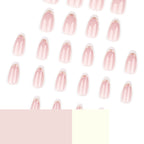 3D French Manicure Press-On Nails Set JP3444