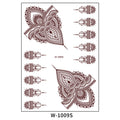 Henna Tattoo Sticker- W-1009S