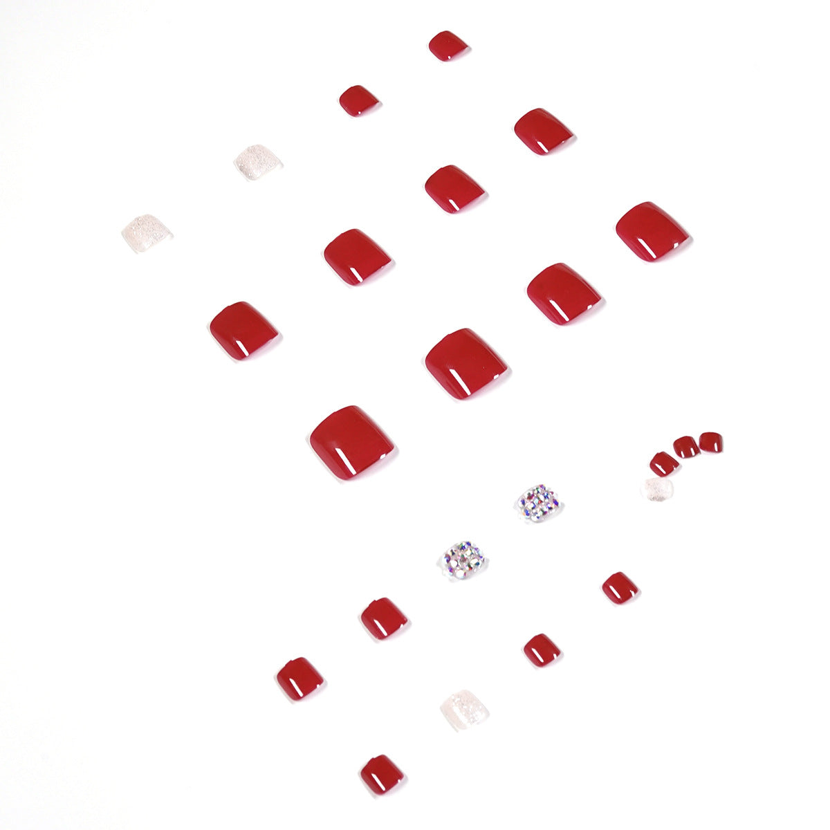 Toe Nails- Red- JP1181