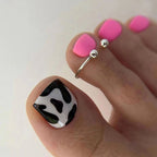 Pink Toe Nails Set F111