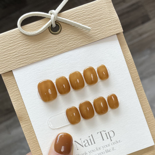 Purely Handmade 10 PCs Nail Set- HM054