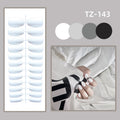 [Clearance] White Solid Round Press-On Nails Set GR05 (Without Kit)