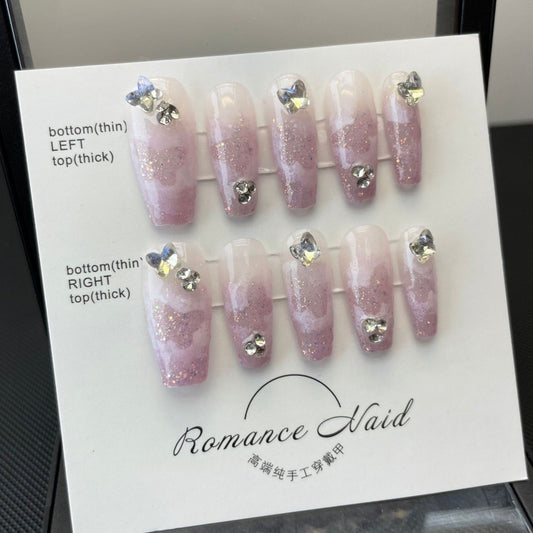 Purely Handmade 10 PCs Nail Set- HM685