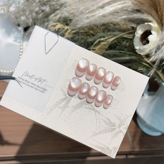 Purely Handmade 10 PCs Nail Set- LF004