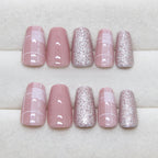 Lilac Short Press-On Nails Set R899