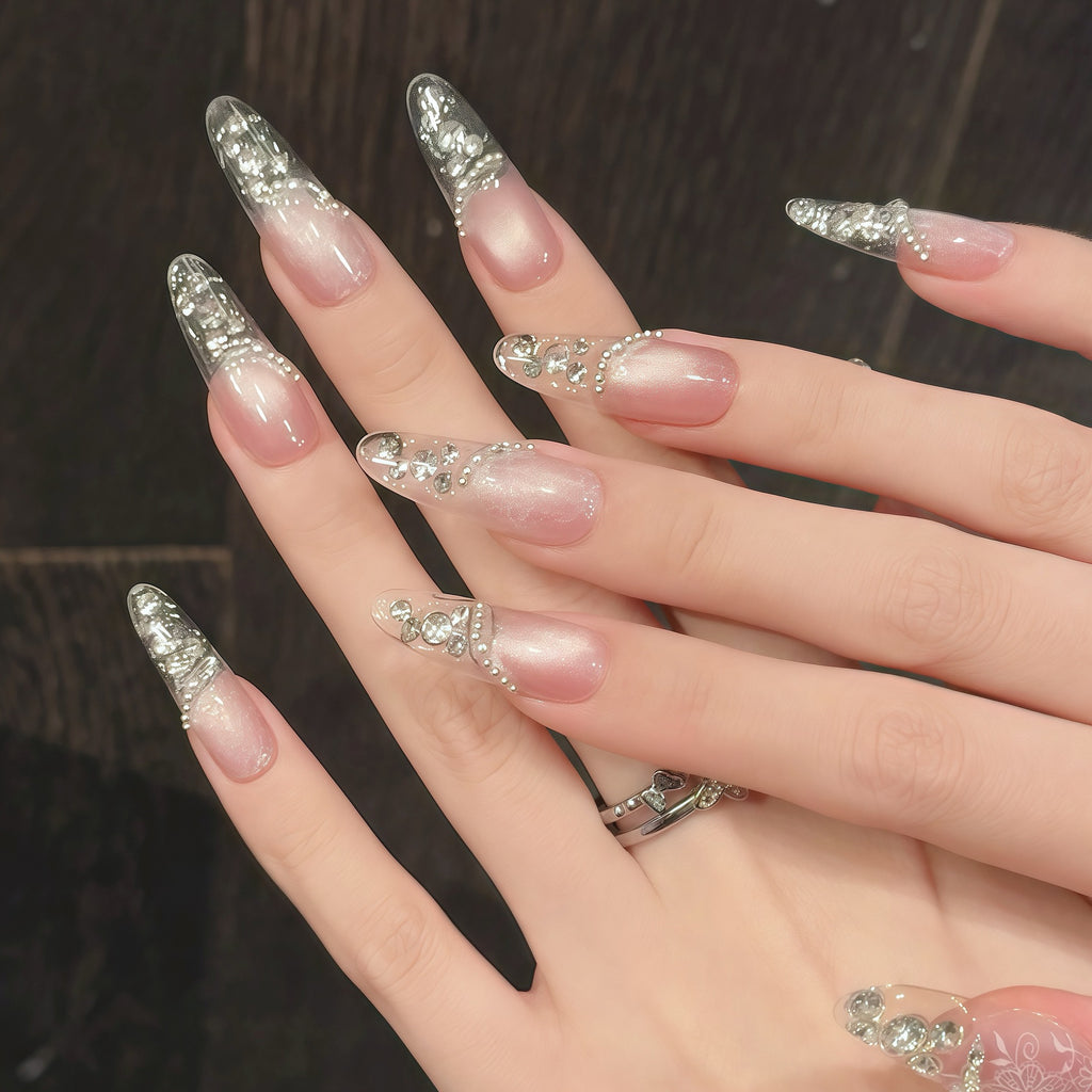 Handmade 10 PCs Nail Set- HM369