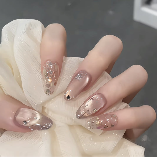 Purely Handmade 10 PCs Nail Set- HM1478