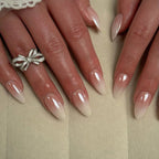 Chrome Ombre Almond Press-On Nails Set JP3495