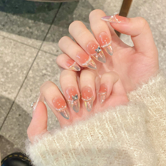 Purely Handmade 10 PCs Nail Set- HM2372