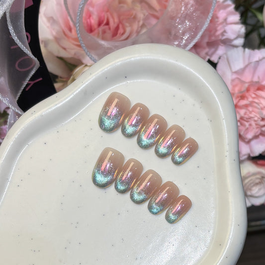 Purely Handmade 10 PCs Nail Set- HM030