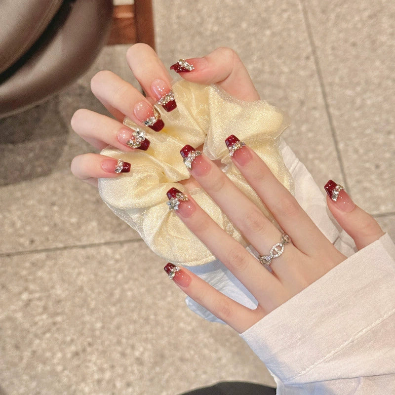 Purely Handmade 10 PCs Nail Set- HM2192