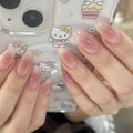 Nude Coffin Press-On Nails Set JP3607