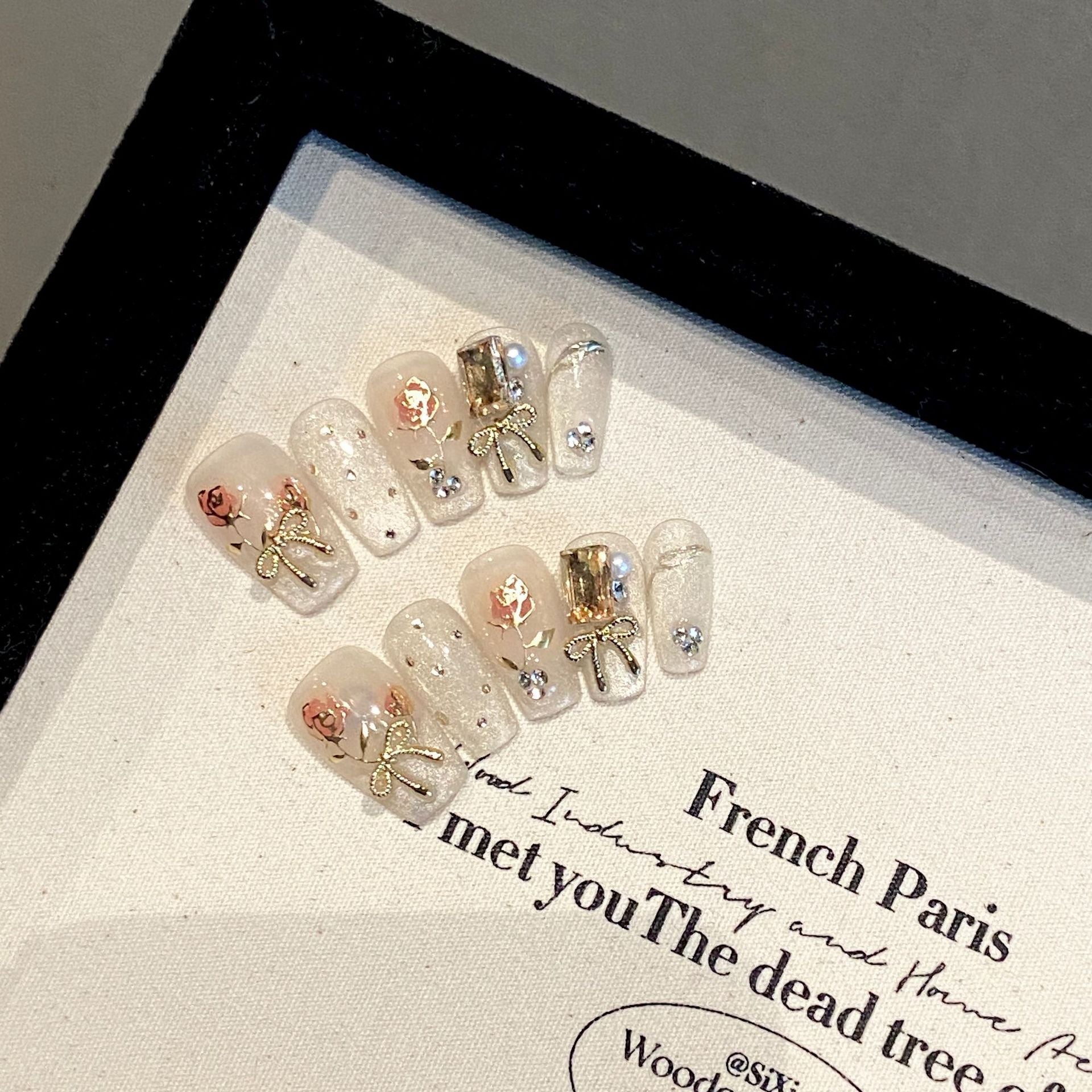 Purely Handmade 10 PCs Nail Set- HM2105