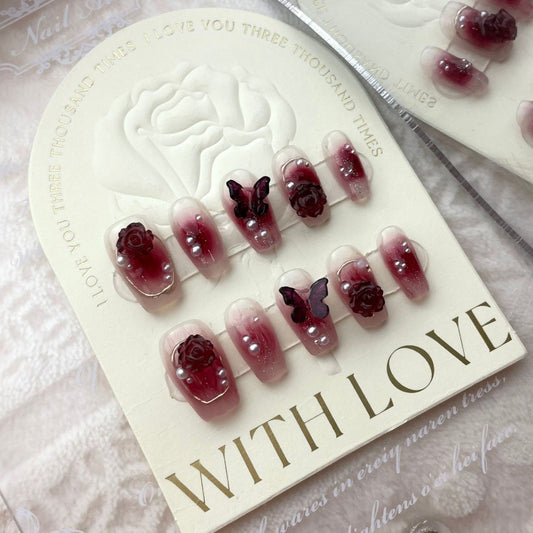 Purely Handmade 10 PCs Nail Set
