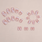 French Manicure Press-On Nails Set Z786