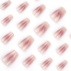 Nude Coffin Press-On Nails Set JP3607