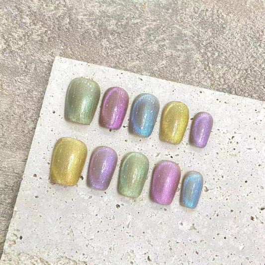 Purely Handmade 10 PCs Nail Set- HM2038