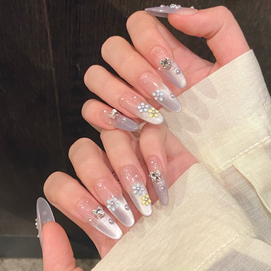 Purely Handmade 10 PCs Nail Set- HM989