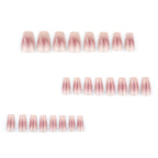 Nude Coffin Press-On Nails Set JP3607