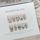 Purely Handmade 10 PCs Nail Set- HM694