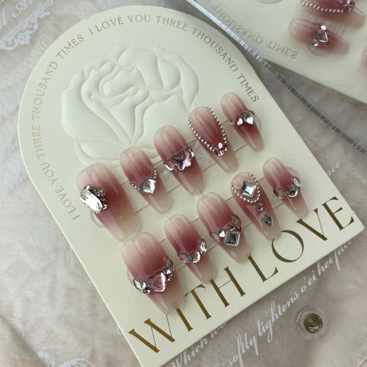 Purely Handmade 10 PCs Nail Set- HM699
