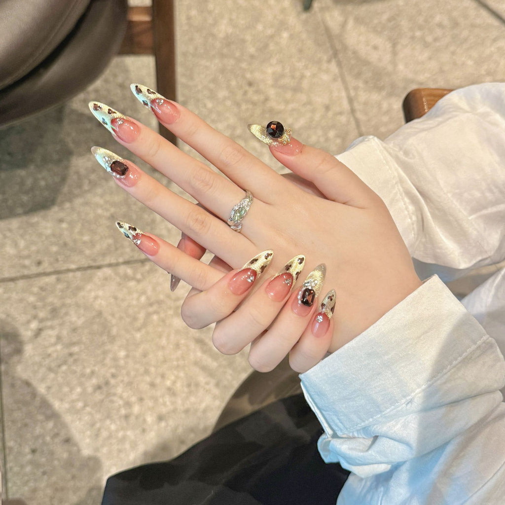 Purely Handmade 10 PCs Nail Set- HM2452