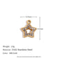 18k Gold Plated Micro-Inlaid Pendants