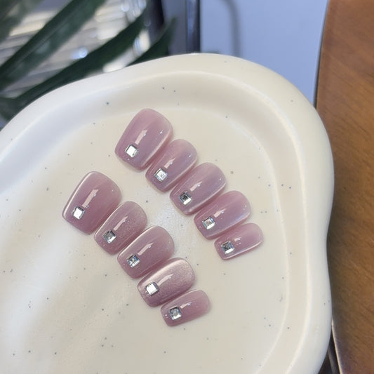 Purely Handmade 10 PCs Nail Set- HM029