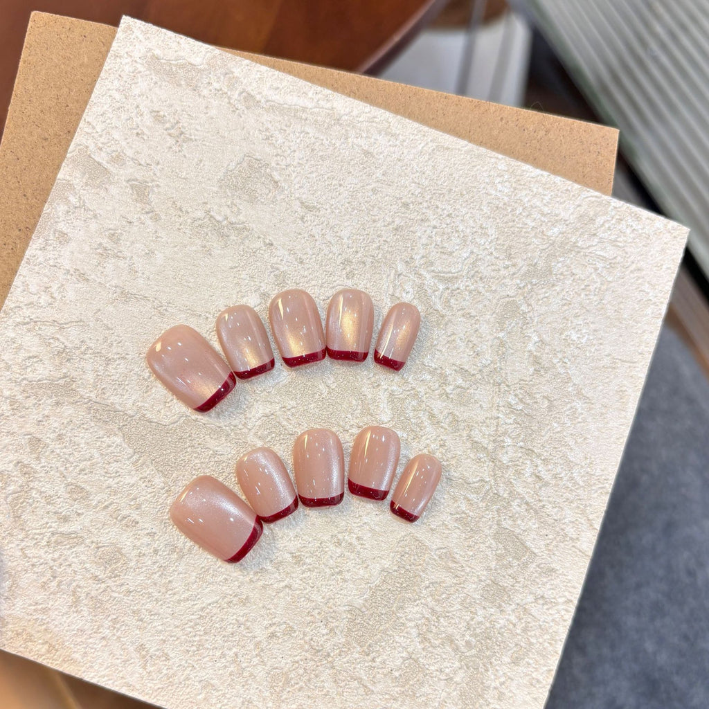 Handmade 10 PCs Nail Set- HM22