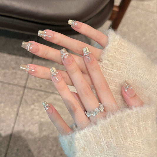 Purely Handmade 10 PCs Nail Set- HM2581