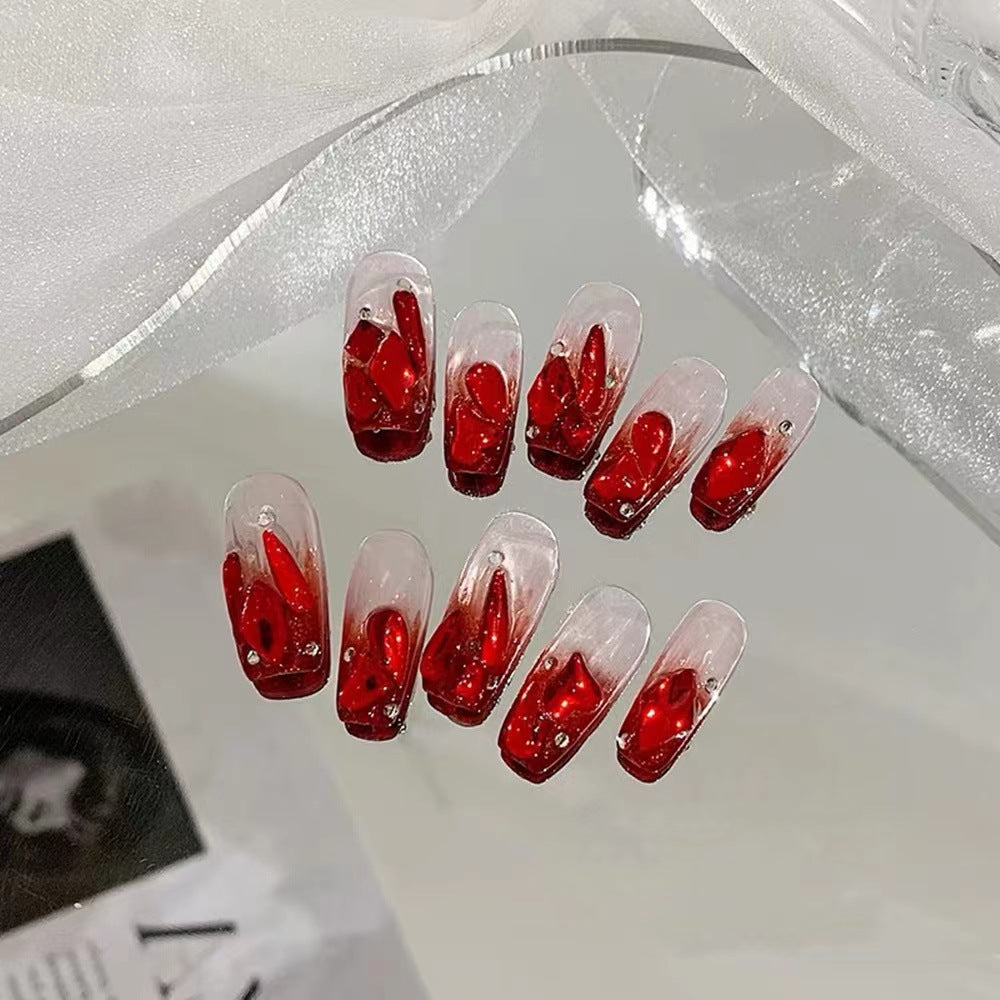 Purely Handmade 10 PCs Nail Set- HM147