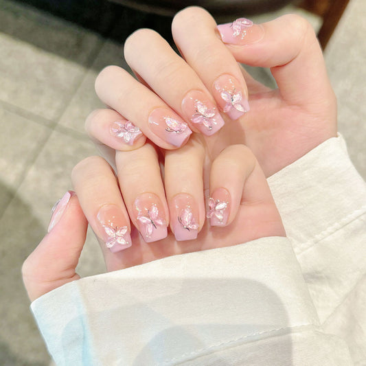 Purely Handmade 10 PCs Nail Set- HM2414